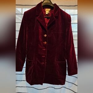 Coldwater Creek Velvet Blazer
